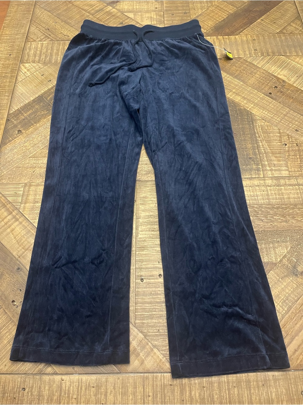 NWT Westbound Navy Blue Velour Wide-Leg Loungewear Pants – Size S